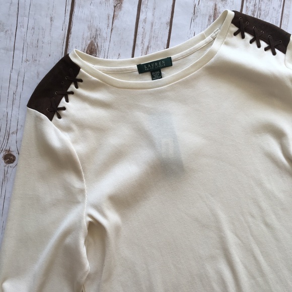 Lauren Ralph Lauren Tops - - Ralph Lauren - Thermal 3/4 sleeve top